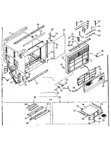 Cabinet Parts parts for Kenmore Heat Pump System 106.69730 (10669730, 106 69730) from AppliancePartsPros.com