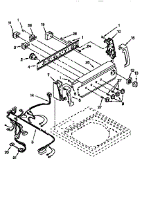 Control Panel parts for Kenmore Washer 110.26892690 (11026892690, 110 26892690) from AppliancePartsPros.com