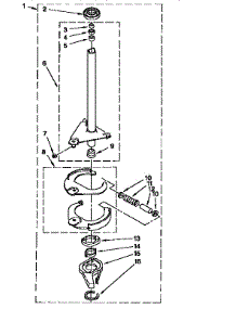 Brake And Drive Tube parts for Kenmore Washer 110.26892690 (11026892690, 110 26892690) from AppliancePartsPros.com