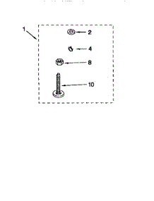 Miscellaneous parts for Kenmore Washer 110.26894691 (11026894691, 110 26894691) from AppliancePartsPros.com