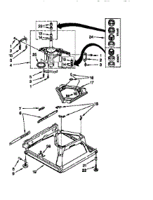 Machine Base parts for Kenmore Washer 110.26894691 (11026894691, 110 26894691) from AppliancePartsPros.com