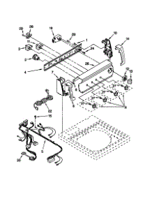 Control Panel parts for Kenmore Washer 110.26901692 (11026901692, 110 26901692) from AppliancePartsPros.com