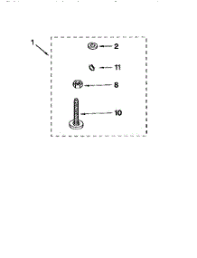 Miscellaneous parts for Kenmore Washer 110.26912690 (11026912690, 110 26912690) from AppliancePartsPros.com