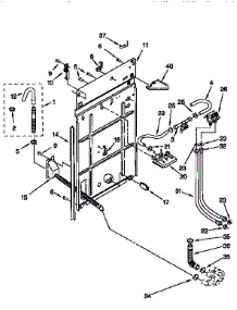 Rear Panel parts for Kenmore Washer 110.26912691 (11026912691, 110 26912691) from AppliancePartsPros.com
