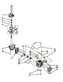 Motor And Pump parts for Kenmore Washer 110.26914690 (11026914690, 110 26914690) from AppliancePartsPros.com