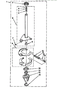 Brake And Drive Tube parts for Kenmore Washer 110.26914690 (11026914690, 110 26914690) from AppliancePartsPros.com