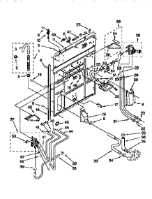 Rear Panel parts for Kenmore Washer 110.26932690 (11026932690, 110 26932690) from AppliancePartsPros.com