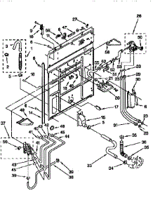 Rear Panel parts for Kenmore Washer 110.26934691 (11026934691, 110 26934691) from AppliancePartsPros.com