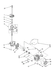 Brake, Clutch, Gearcase, Motor And Pump Parts parts for Kenmore Washer 110.27172600 (11027172600, 110 27172600) from AppliancePartsPros.com