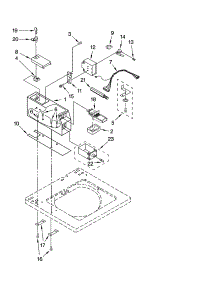 Meter Case Parts parts for Kenmore Washer 110.27172600 (11027172600, 110 27172600) from AppliancePartsPros.com