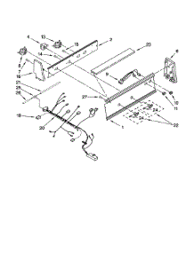 Control Panel Parts parts for Kenmore Washer 110.27172601 (11027172601, 110 27172601) from AppliancePartsPros.com