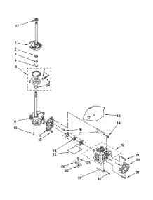 Brake, Clutch, Gearcase, Motor And Pump Parts parts for Kenmore Washer 110.27172601 (11027172601, 110 27172601) from AppliancePartsPros.com