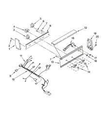 Console Panel Parts parts for Kenmore Washer 110.27272600 (11027272600, 110 27272600) from AppliancePartsPros.com