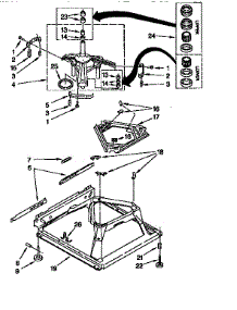 Machine Base parts for Kenmore Washer 110.27622790 (11027622790, 110 27622790) from AppliancePartsPros.com