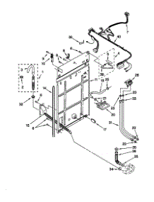 Rear Panel parts for Kenmore Washer 110.27622791 (11027622791, 110 27622791) from AppliancePartsPros.com