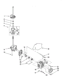 Brake, Clutch, Gearcase, Motor And Pump Parts parts for Kenmore Washer 110.27642600 (11027642600, 110 27642600) from AppliancePartsPros.com