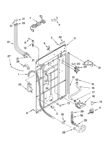 Rear Panel Parts parts for Kenmore Washer 110.27721600 (11027721600, 110 27721600) from AppliancePartsPros.com