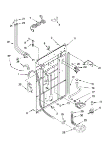 Rear Panel Parts parts for Kenmore Washer 110.27751700 (11027751700, 110 27751700) from AppliancePartsPros.com
