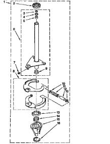 Brake And Drive Tube parts for Kenmore Washer 110.27802690 (11027802690, 110 27802690) from AppliancePartsPros.com