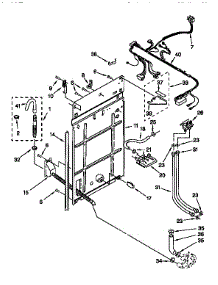 Rear Panel parts for Kenmore Washer 110.27802690 (11027802690, 110 27802690) from AppliancePartsPros.com