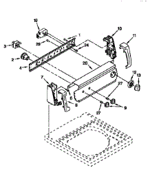 Control Panel parts for Kenmore Washer 110.27802690 (11027802690, 110 27802690) from AppliancePartsPros.com