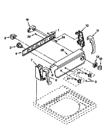 Control Panel parts for Kenmore Washer 110.27812690 (11027812690, 110 27812690) from AppliancePartsPros.com