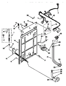 Rear Panel parts for Kenmore Washer 110.27812690 (11027812690, 110 27812690) from AppliancePartsPros.com