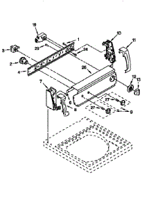 Control Panel parts for Kenmore Washer 110.27812691 (11027812691, 110 27812691) from AppliancePartsPros.com