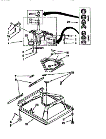 Machine Base parts for Kenmore Washer 110.27812691 (11027812691, 110 27812691) from AppliancePartsPros.com