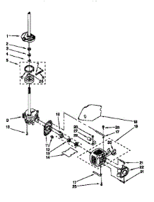 Brake, Clutch, Gearcase Motor parts for Kenmore Washer 110.27812692 (11027812692, 110 27812692) from AppliancePartsPros.com