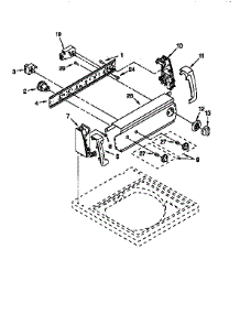 Control Panel parts for Kenmore Washer 110.27812692 (11027812692, 110 27812692) from AppliancePartsPros.com