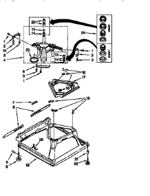 Machine Base parts for Kenmore Washer 110.27822790 (11027822790, 110 27822790) from AppliancePartsPros.com