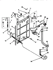 Rear Panel parts for Kenmore Washer 110.27824790 (11027824790, 110 27824790) from AppliancePartsPros.com