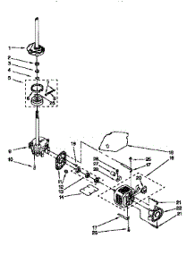 Motor And Pump parts for Kenmore Washer 110.27852790 (11027852790, 110 27852790) from AppliancePartsPros.com