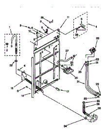 Rear Panel parts for Kenmore Washer 110.27852791 (11027852791, 110 27852791) from AppliancePartsPros.com