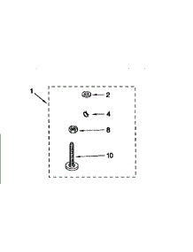 Miscellaneous parts for Kenmore Washer 110.27852791 (11027852791, 110 27852791) from AppliancePartsPros.com