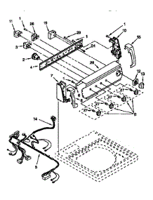 Control Panel parts for Kenmore Washer 110.27852791 (11027852791, 110 27852791) from AppliancePartsPros.com