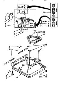 Machine Base parts for Kenmore Washer 110.27862790 (11027862790, 110 27862790) from AppliancePartsPros.com