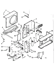 Air Flow Parts parts for Kenmore Heat Pump System 106.71170 (10671170, 106 71170) from AppliancePartsPros.com