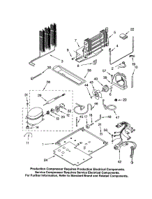 Unit parts for Kenmore Refrigerator 106.71194101 (10671194101, 106 71194101) from AppliancePartsPros.com