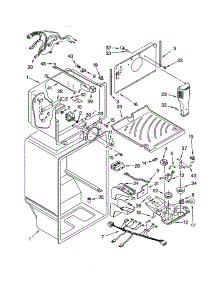 Liner parts for Kenmore Refrigerator 106.71194101 (10671194101, 106 71194101) from AppliancePartsPros.com