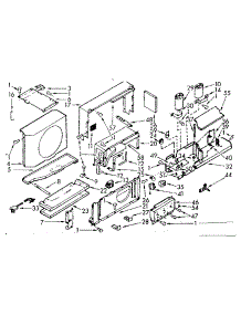 Air Flow Parts parts for Kenmore Heat Pump System 106.71210 (10671210, 106 71210) from AppliancePartsPros.com