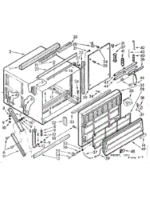 Cabinet Parts parts for Kenmore Heat Pump System 106.71221 (10671221, 106 71221) from AppliancePartsPros.com