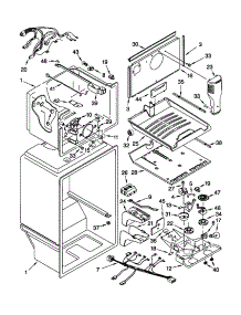 Liner parts for Kenmore Refrigerator 106.71294100 (10671294100, 106 71294100) from AppliancePartsPros.com