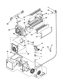 Icemaker parts for Kenmore Refrigerator 106.71294100 (10671294100, 106 71294100) from AppliancePartsPros.com