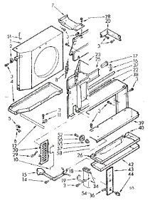 Air Flow Parts parts for Kenmore Heat Pump System 106.71801 (10671801, 106 71801) from AppliancePartsPros.com