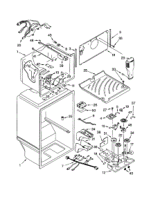 Liner parts for Kenmore Refrigerator 106.71972107 (10671972107, 106 71972107) from AppliancePartsPros.com
