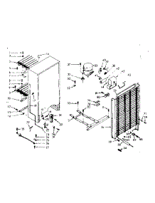 Unit Parts parts for Kenmore Freezer 106.720211 (106720211, 106 720211) from AppliancePartsPros.com