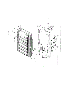 Cabinet Parts parts for Kenmore Freezer 106.720240 (106720240, 106 720240) from AppliancePartsPros.com