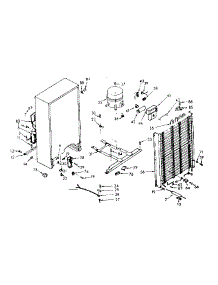 Unit Parts parts for Kenmore Freezer 106.720241 (106720241, 106 720241) from AppliancePartsPros.com